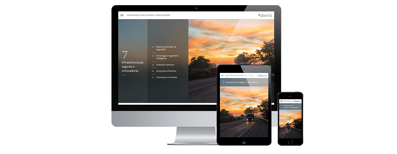Abertis Annual Integrated Website and Report