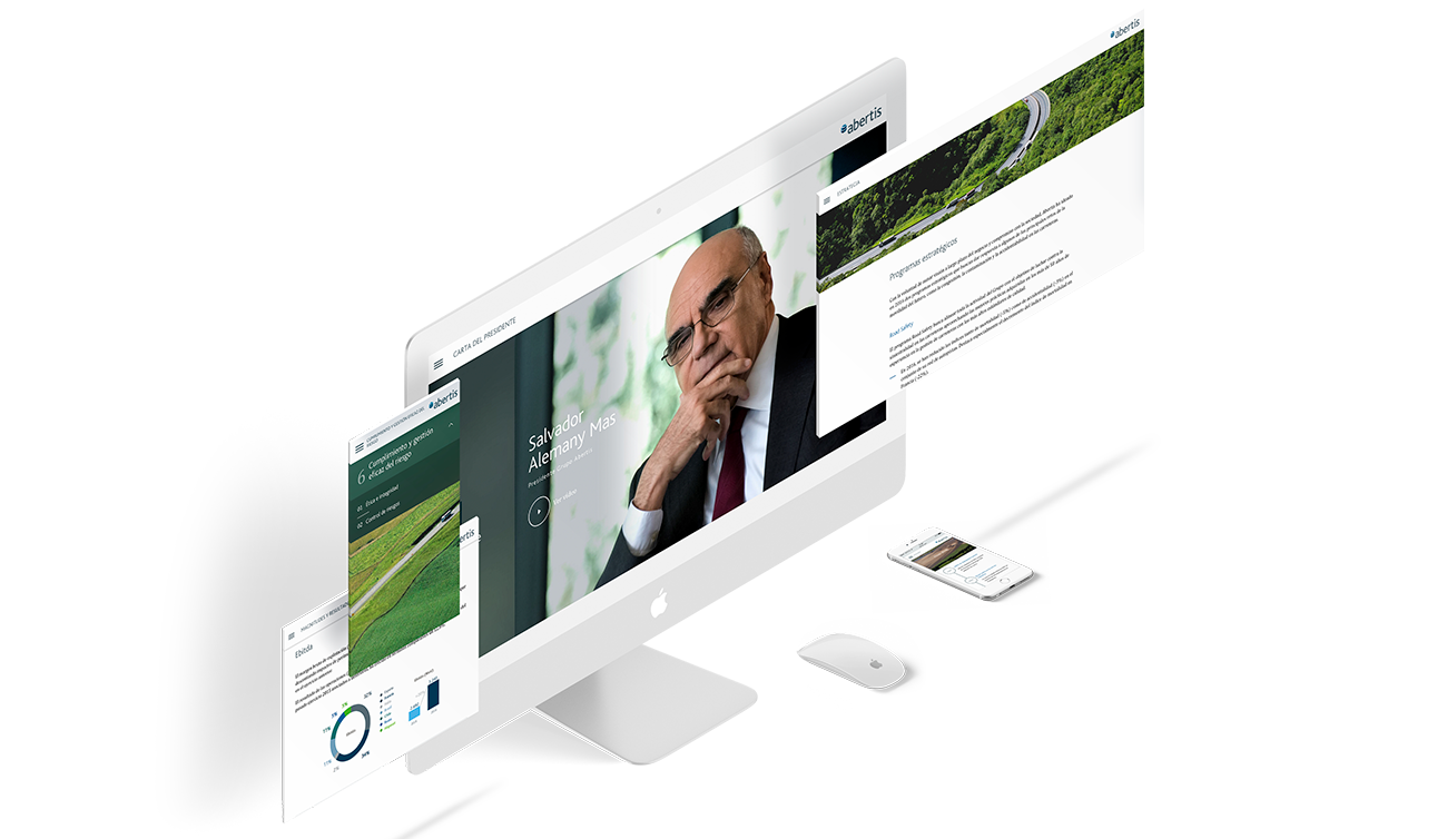 Abertis Annual Integrated Website and Report