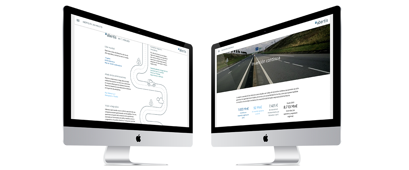 Abertis Annual Integrated Website and Report