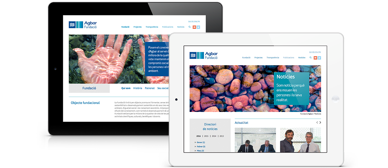 Agbar Foundation website