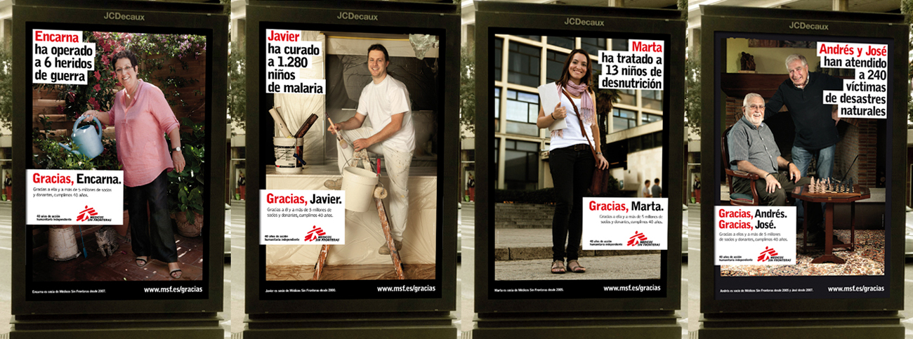 Campaña Médicos Sin Fronteras - 40 aniversario