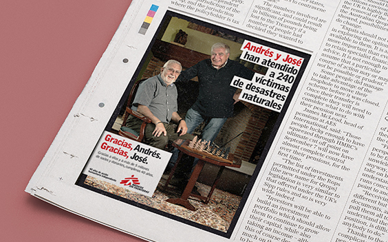 Campaña Médicos Sin Fronteras - 40 aniversario
